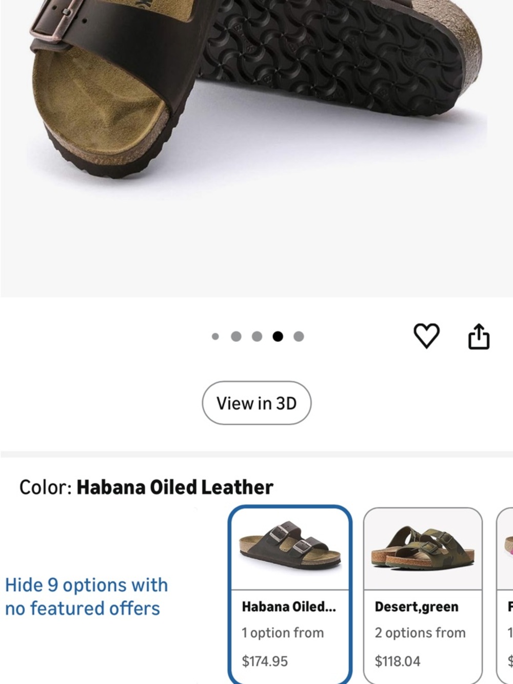 NWT Birkenstock Arizona Two-Strap Sandal - Picture 5 of 5